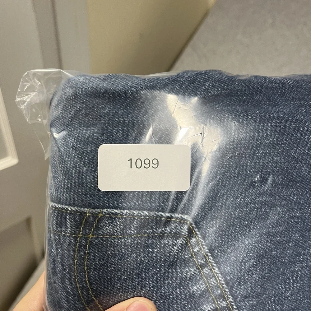Vintage Levis Jeans Mens 36x32 (Fits 34x32) Blue 505 Straight Denim Cotton Y2K